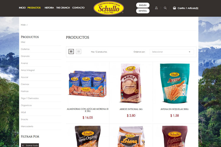 tienda en línea productos schullo